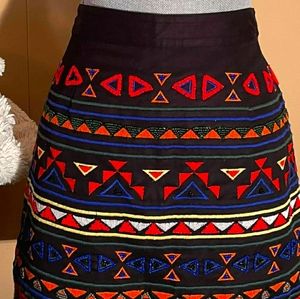 Beaded Mini Skirt